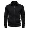 Men’s Stand Collar Zip Colorblock Sports Hoodie