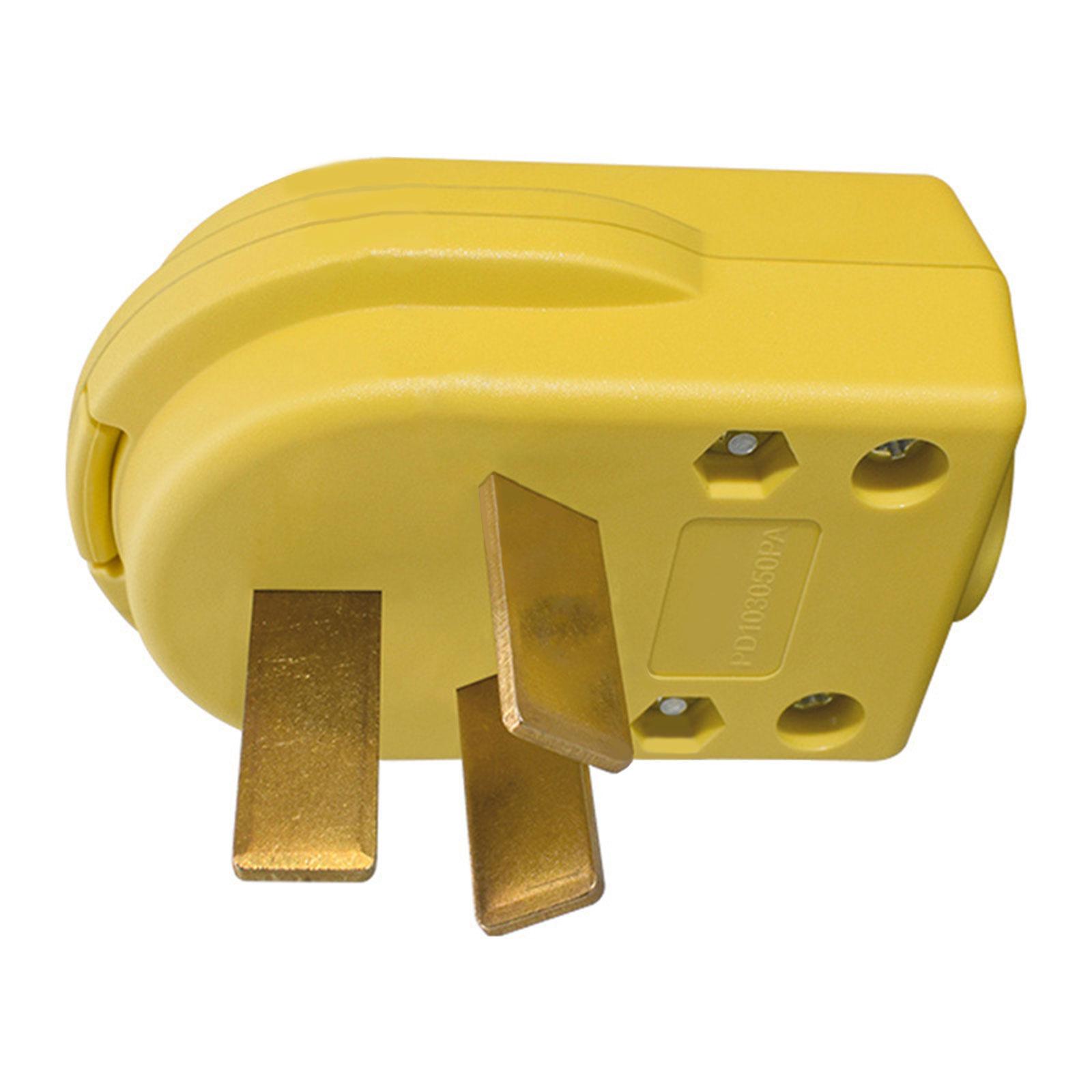 

NEMA 10 50P Power Connector PD1050PA for Industrial Applications PA66 Housing & Gold Plated Terminals Durability жовтий