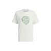 Polygiene 180 Gsm T-Shirt With Letter Print Pattern And Crew Neck Short Sleeves Men Tops Light-Green IS0295