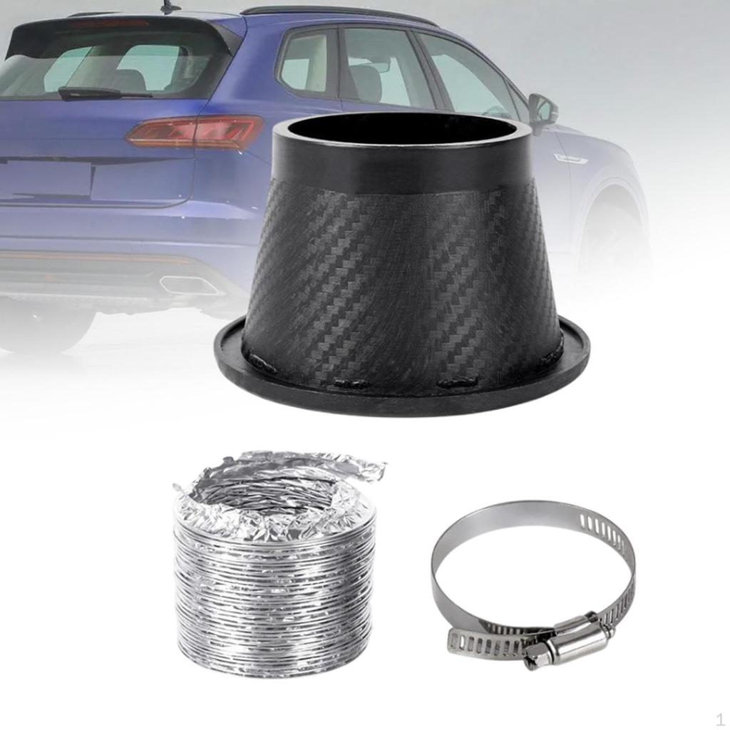 Cold Air Intake Kit with Hose Clamp Car Filter