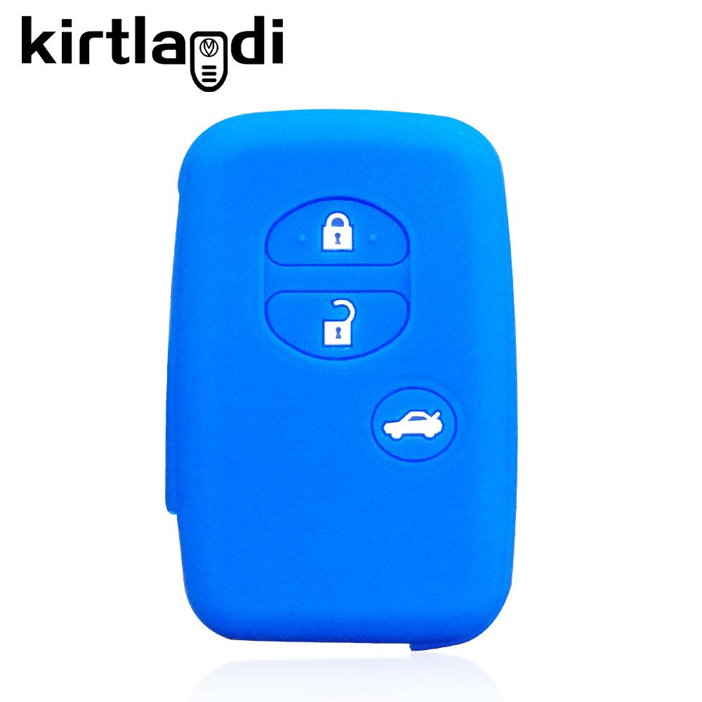 Silicone Car Key Fob Cover Case For Toyota Prius Venza land cruiser prado 150 Camry Crown RAV4 Corolla for Subaru Key Proctor