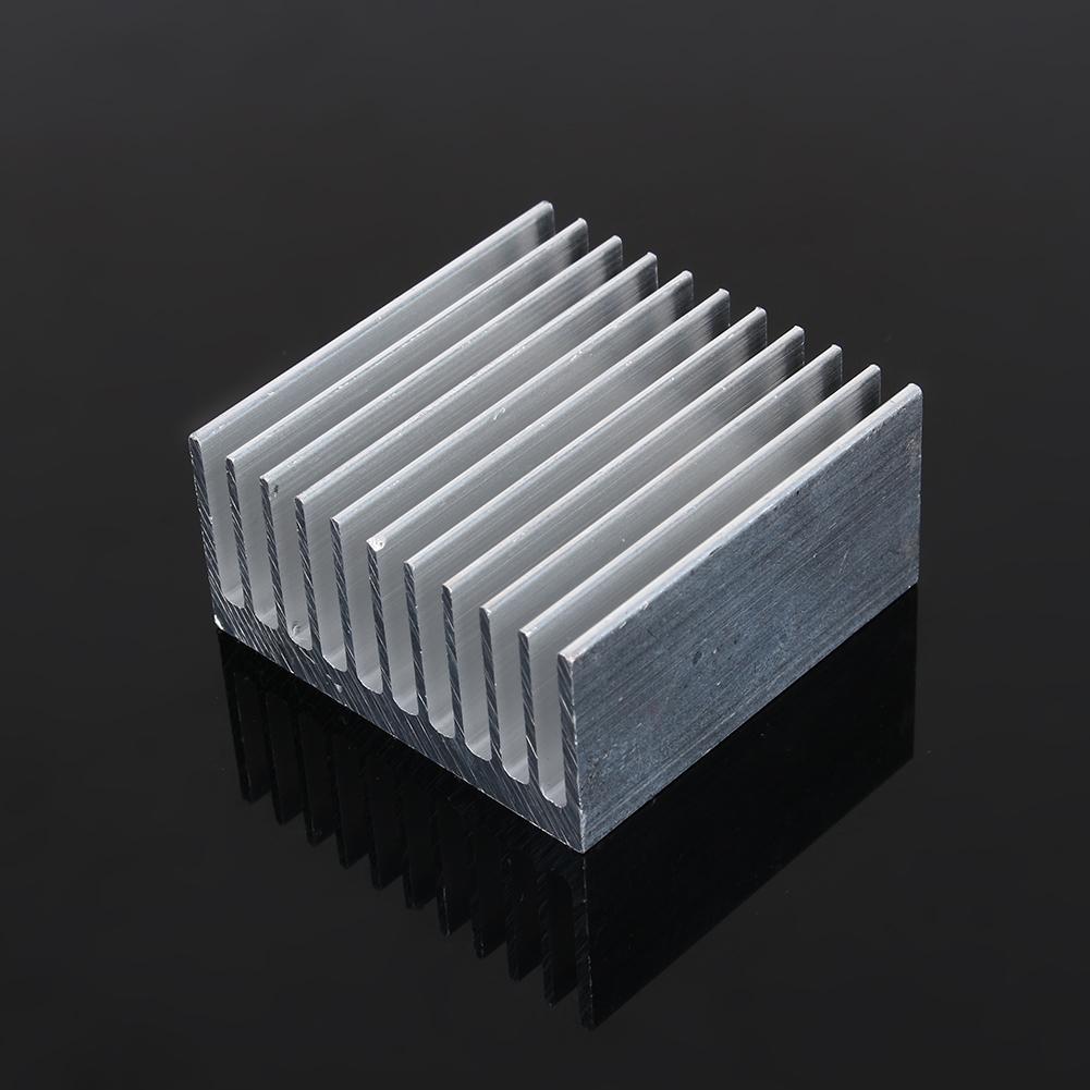 Aluminium Heatsink Heat Sink 11 Tooth 40mm*40mm*20mm White