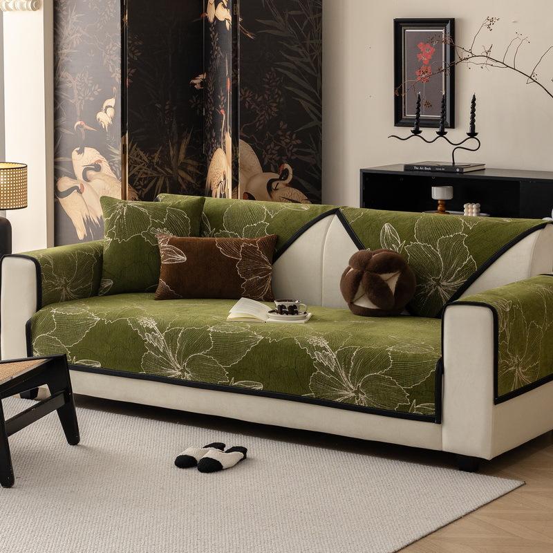 

Chenier Sofa Cushion Universal In All Seasons, Large Flower Non-Slip Seat Cushion, Simple Modern Sofa Cover Cover Cloth 70*70cm