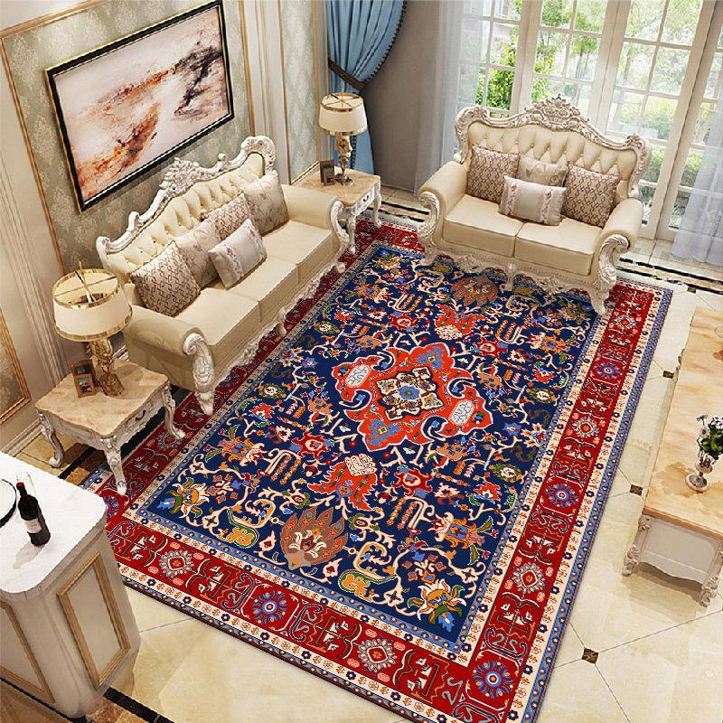 Nordic Ethnic Style Carpet Wholesale Bedroom Sofa Tea Table Tatami Bohemian Home Living Room Carpet Floor Mat