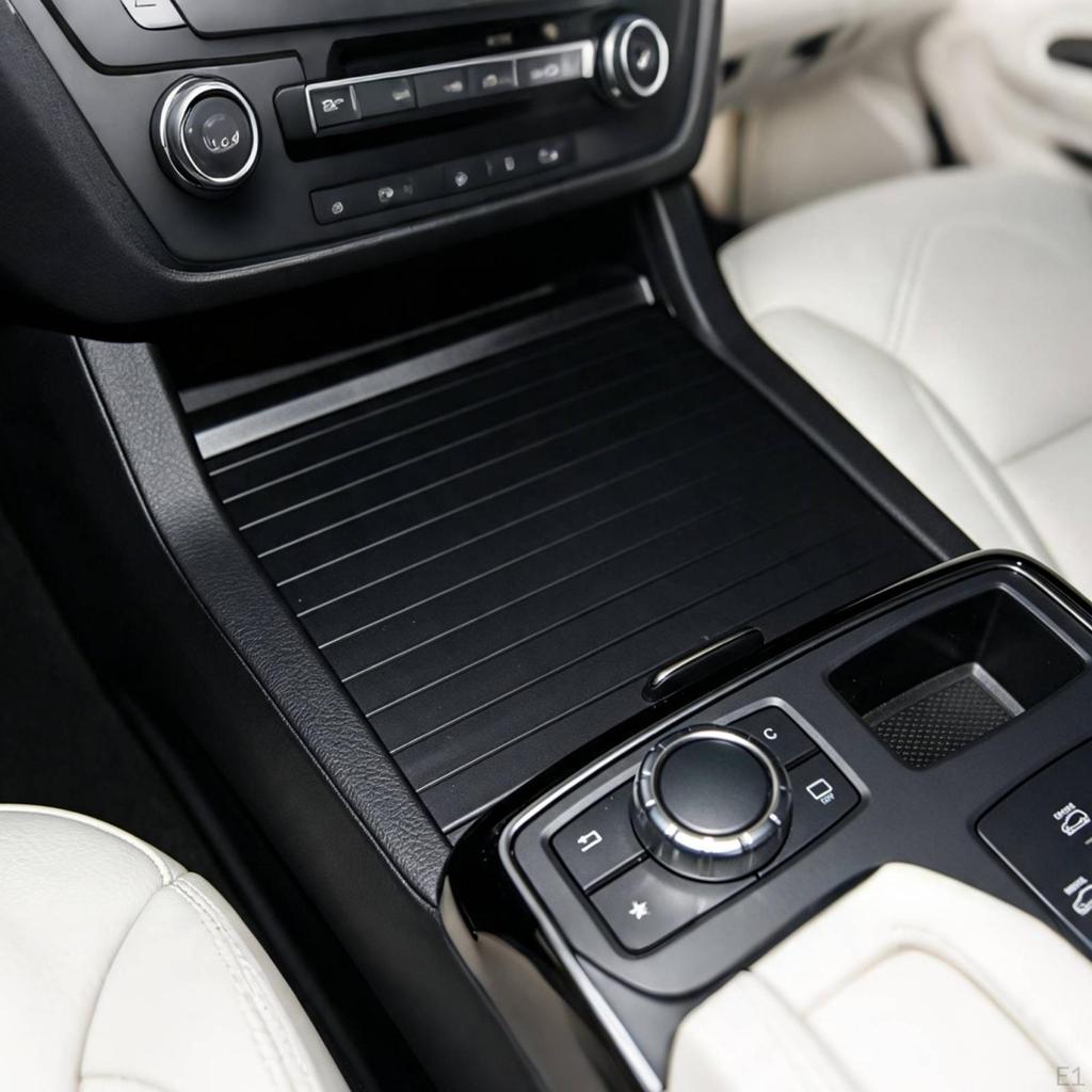 Cup Holder Cover with Sliding Shutter Direct Replacement Center Console Roller