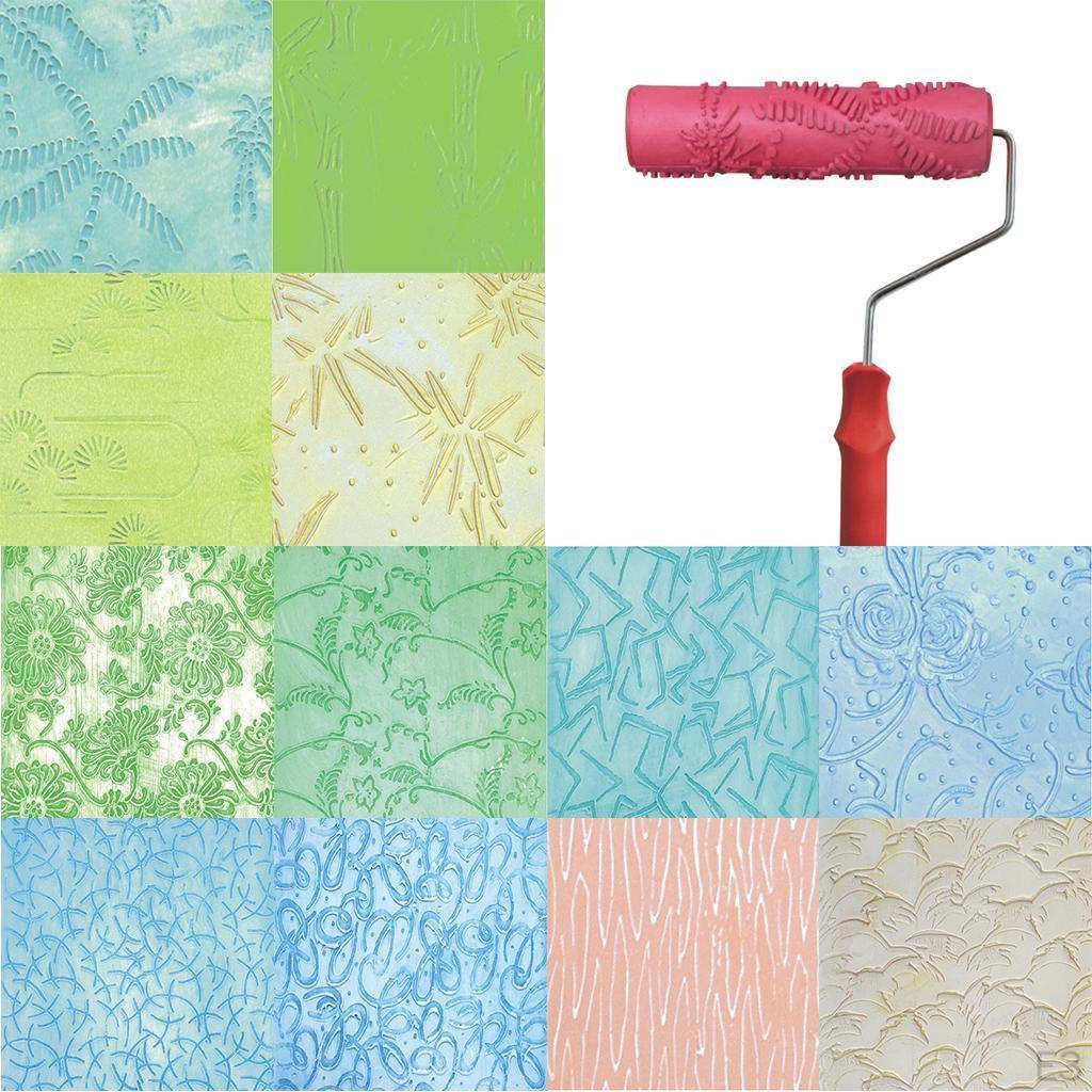 7" Rubber Paint Roller Sleeves Wall Painting Decorating Tool Home DIY