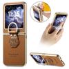 Skórzany Pokrowiec Etui z PU dla Motorola MOTO Razr 70 Ultra 2026 2026 Razr 60 50 5G 2026 Razr70 Razr60 Razr50 z Uchwytem Pierścieniowym Pokrywa Capa