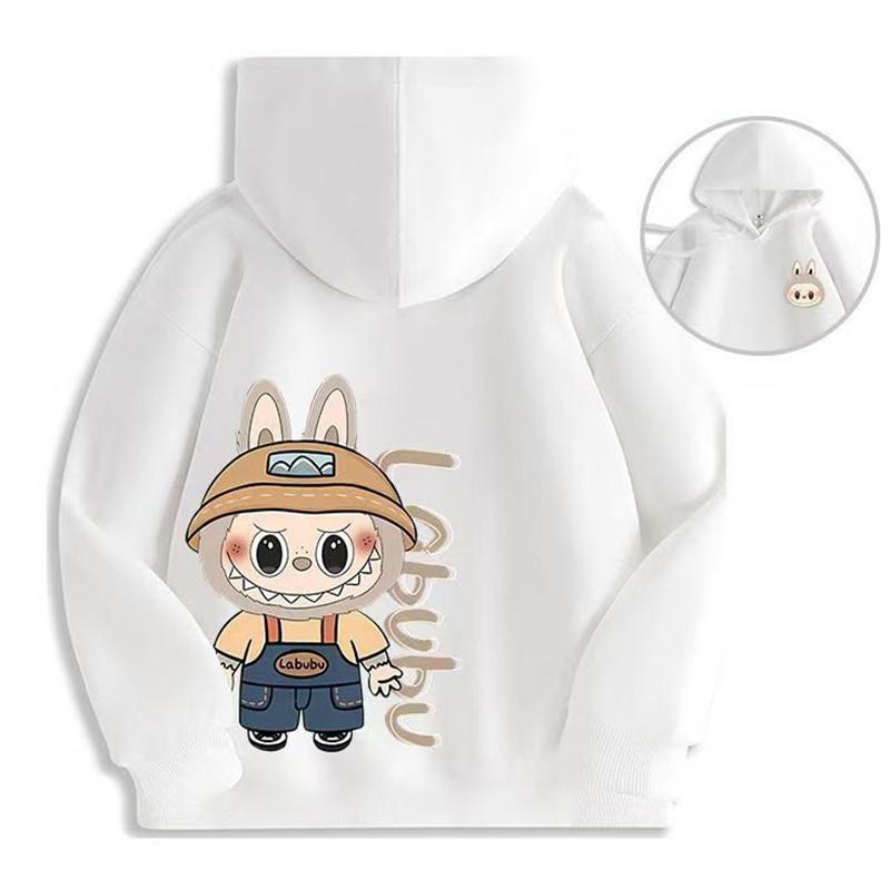 

Толстовка LABUBU Детская одежда Мода Одежда для мальчиков Весенняя Осенняя Толстовка Детские Топы 140