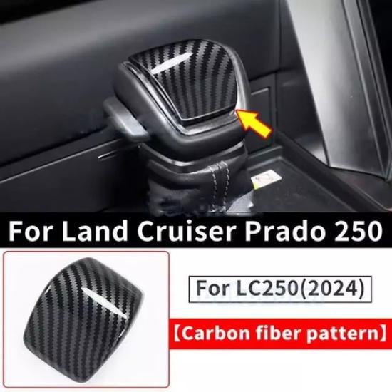 Console Gear Shift Knob Cover Trim For Toyota Land Cruiser Prado LC250 2024