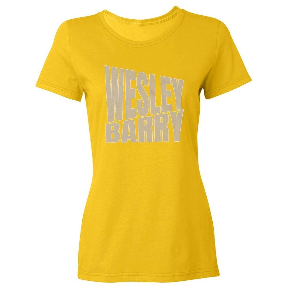 Barry Wesley Letters Design - New Orleans Fans Ladies  Crewneck T-Shirt Unisex T-Shirt L