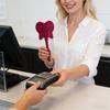Yousheng Tap-to-Pay Stab kontaktloses Zahlungskartenetui Stab Kreditkartenetui Süßer Herz-Stab Geschenk für Kinder Erwachsene