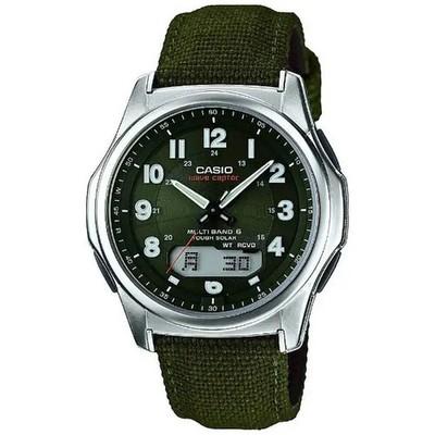 

CASIO WAVE CEPTOR WVA-M630B-3AJF Зеленый циферблат Tough Solar Атомные радиоуправляемые наручные часы