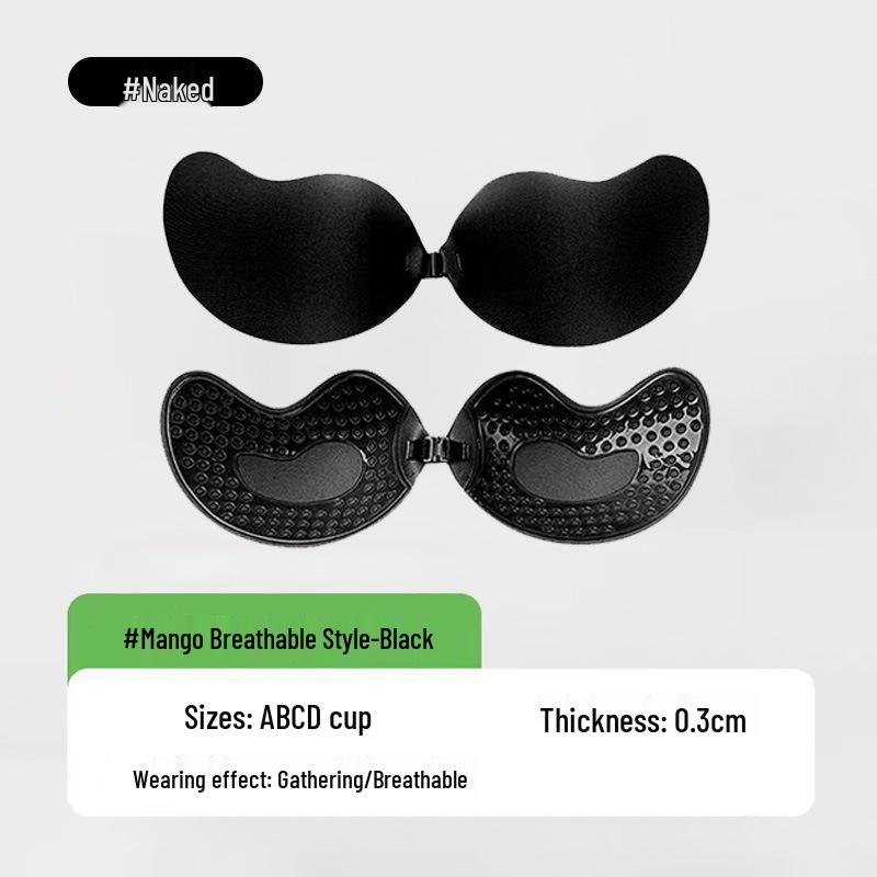 Palm Cup Invisible Bra: Thickened, Strapless Nipple Covers for Small Chests - Ideal for Summer Wedding Dresses