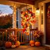 Herbst-Ahornblätter Hängepflanze. Künstliche Herbst-Wanddekoration Blattranken für Thanksgiving-Party Halloween Hochzeit Wohnraum