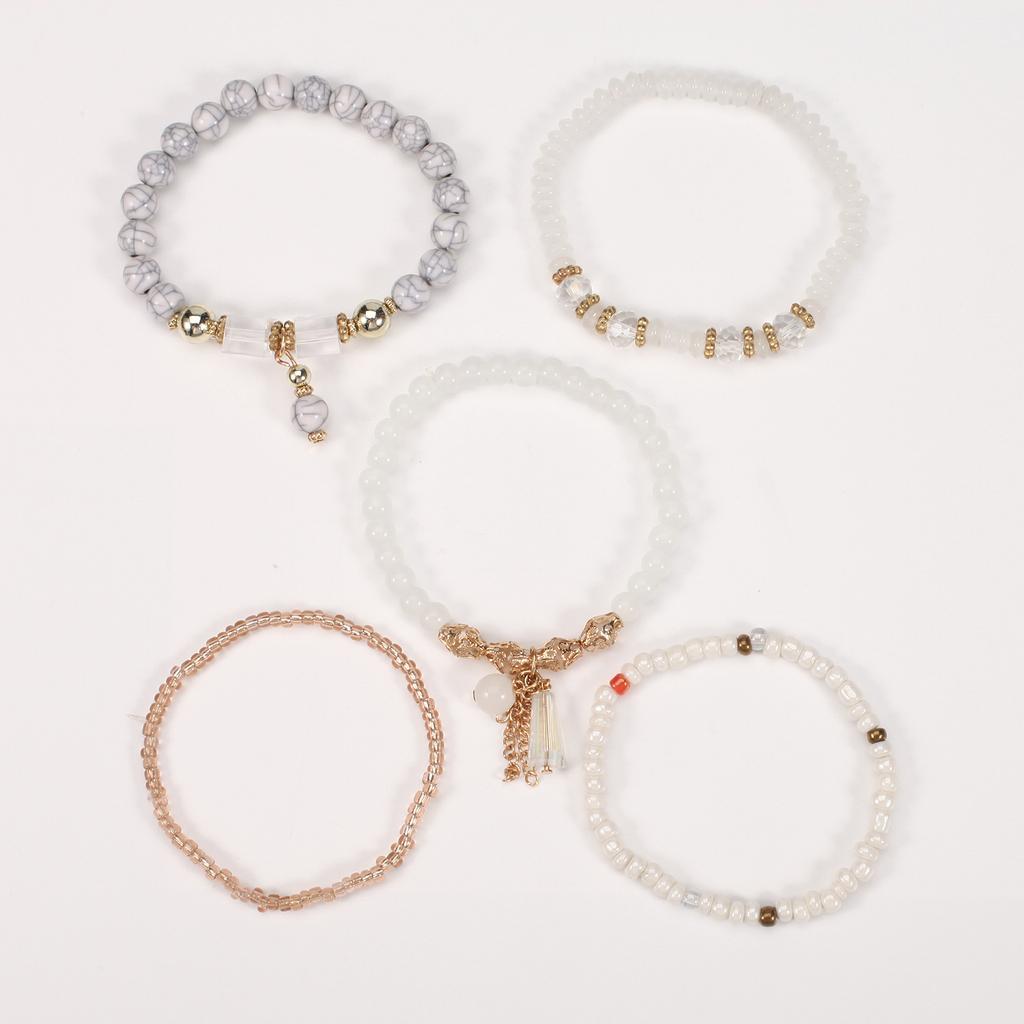 JYL TS Bracelet Bohemian Elephant  Multi-layer Beads Brings Blessings