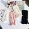 Lace Flower Fingerless Sun Protection Sleeves for JK Girl - Long, Lightweight Summer Cover