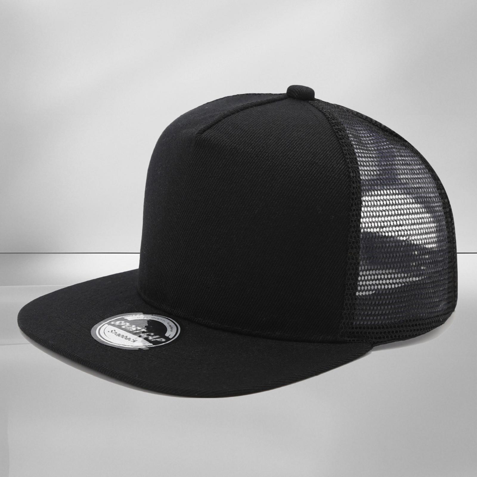 Flat Brim Baseball Cap Custom Logo Embroidery Men and Women Sun Protection Hat