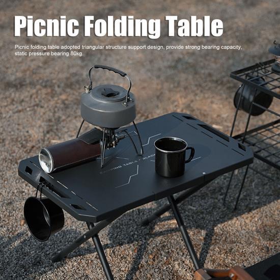 

Folding Camping Table High Bearing Capacity Stainless Steel Aluminum Picnic Table for Outdoors