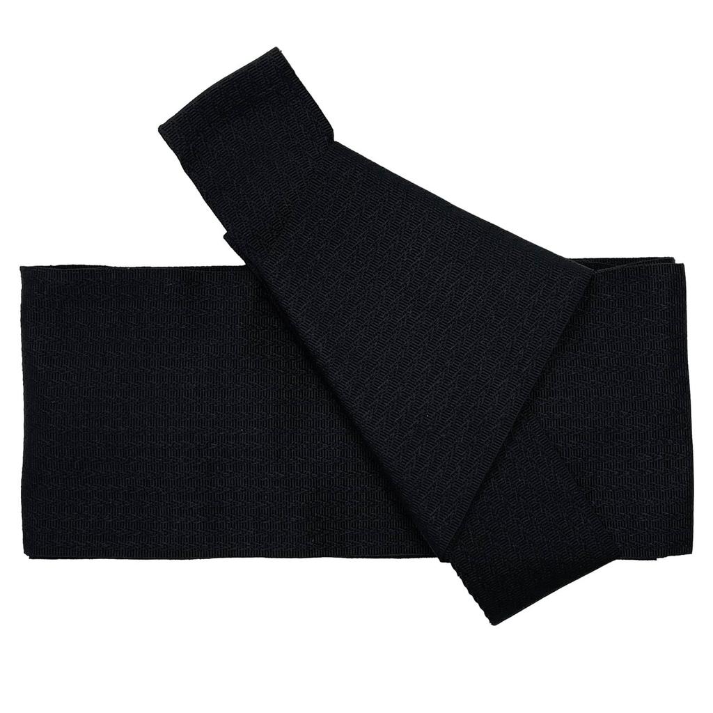 Fuuka Yukata Set with Obi and Waist Easy Velcro Cotton and Size with Katataki Stripes Square Waist WN13S Men's 3-Piece Cord, Closure, Linen, Small,