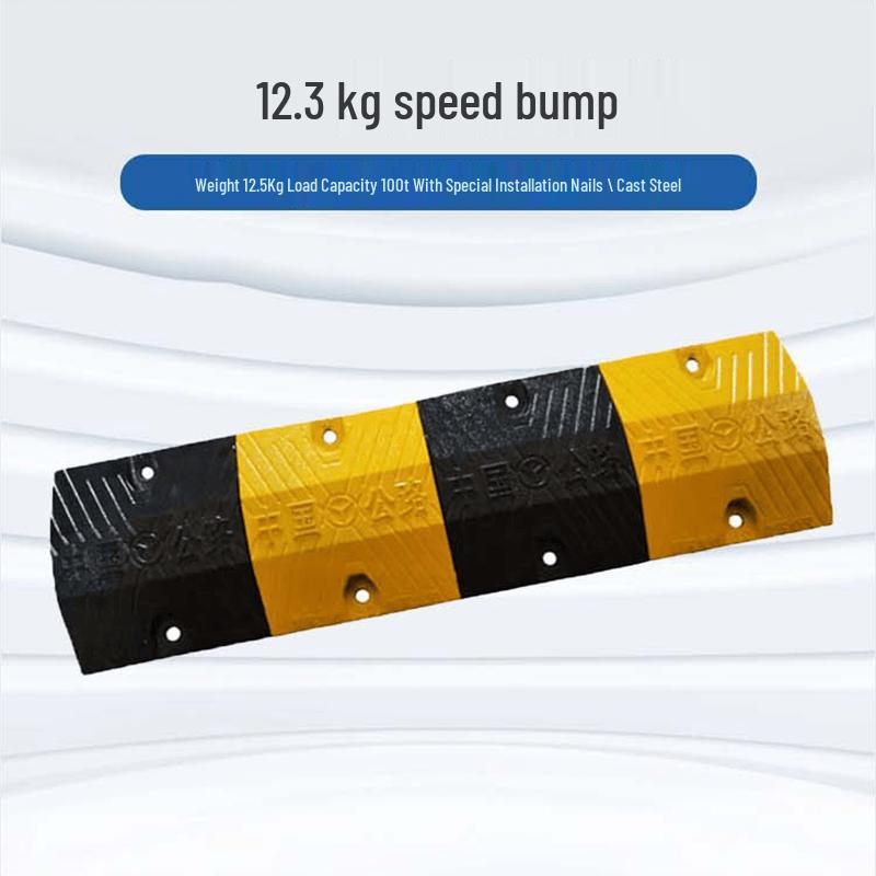 Heavy-Duty Rubber Speed Bump