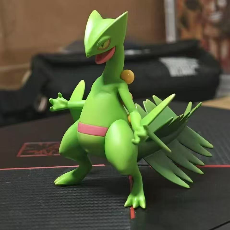 Pokmon BKM Lizard Three-dimensional Illustrations Series anime Can be given as a gift PVC Grass Series Cute pet toys Gift