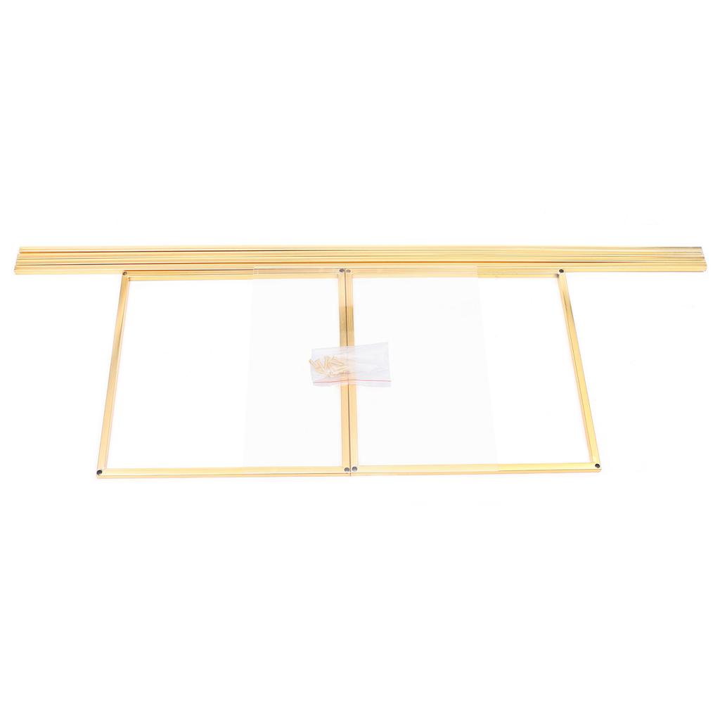 Gold Flower Floor Stand Metal Column Flower Stand Flower Arrangement For Wedding Party Dinner Centerpiece, Birthday Party