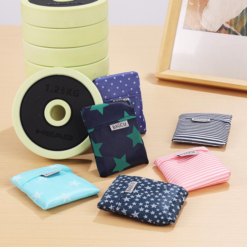 Eco-Friendly Foldable Tote Bag with Logo - Large, Portable, Storable, In Stock