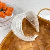 White Lace Hair Tie for Women & Children Fashionable for Sports & Recreation