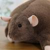 Creative 35/50cm Big Mouse Doll Plush Cartoon Flower Branch Rat Doll Oversized Soft Animal Figure Kids Gift Birthday