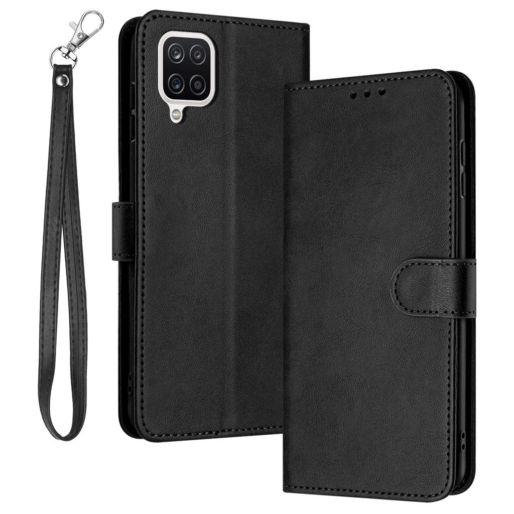 For Samsung Galaxy A12/M12/F12 Case Calf Texture Book Style Phone Cover Mobile Accessories Wholesale