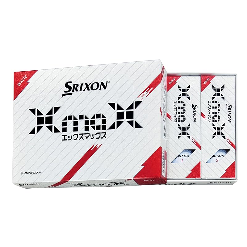 

dunlop golf balls SRIXON X MAX 2024 model 1 dozen (12 pieces) white