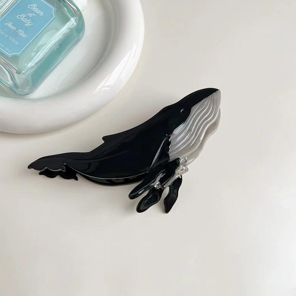 

1 шт. Женская заколка для волос Кит в корейском стиле, темно-синяя заколка, женская заколка для волос, заколка Акула , заколка для хвостика