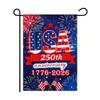 American Patriotic Decoration Flags National Day Commemorative Yard Sign 250 Years of Freedom Garden Flag for Home Decor