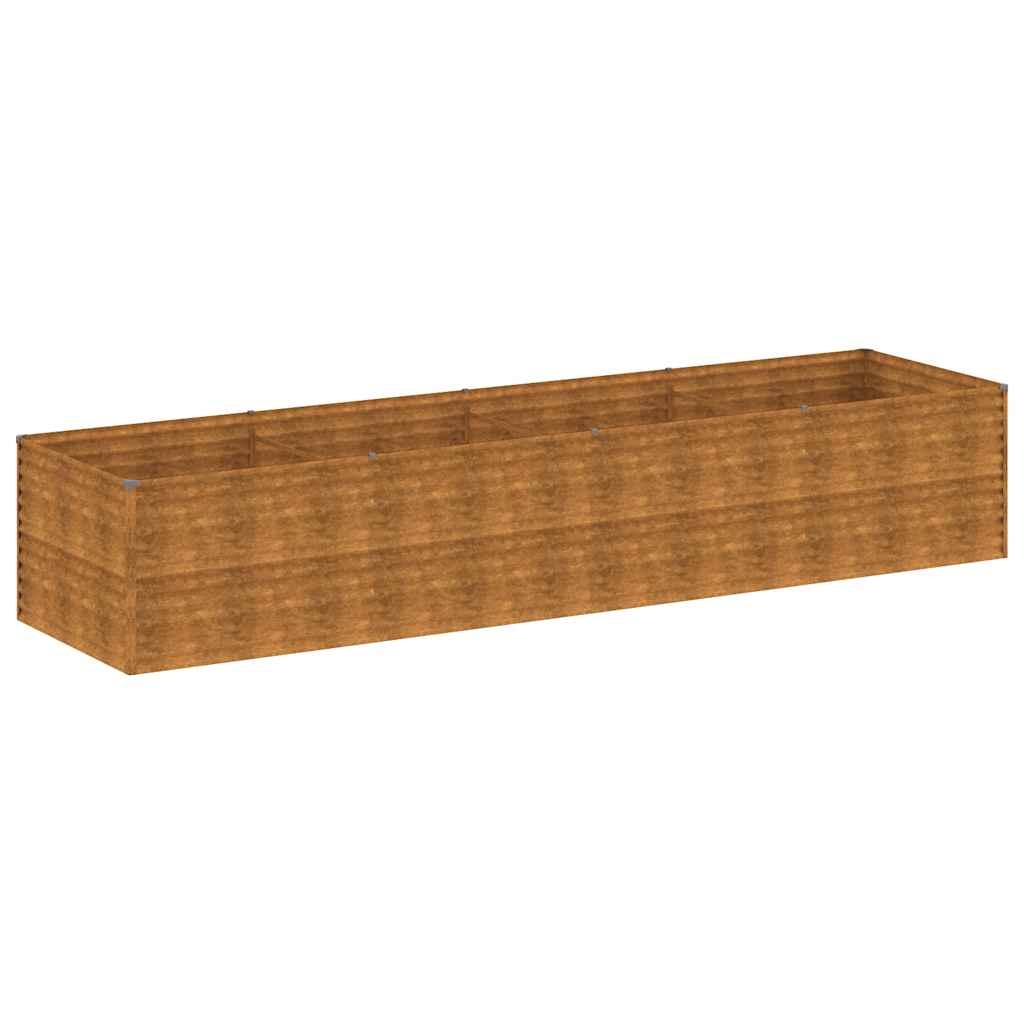 Raised Bed 386x100x69 Cm Corten Steel