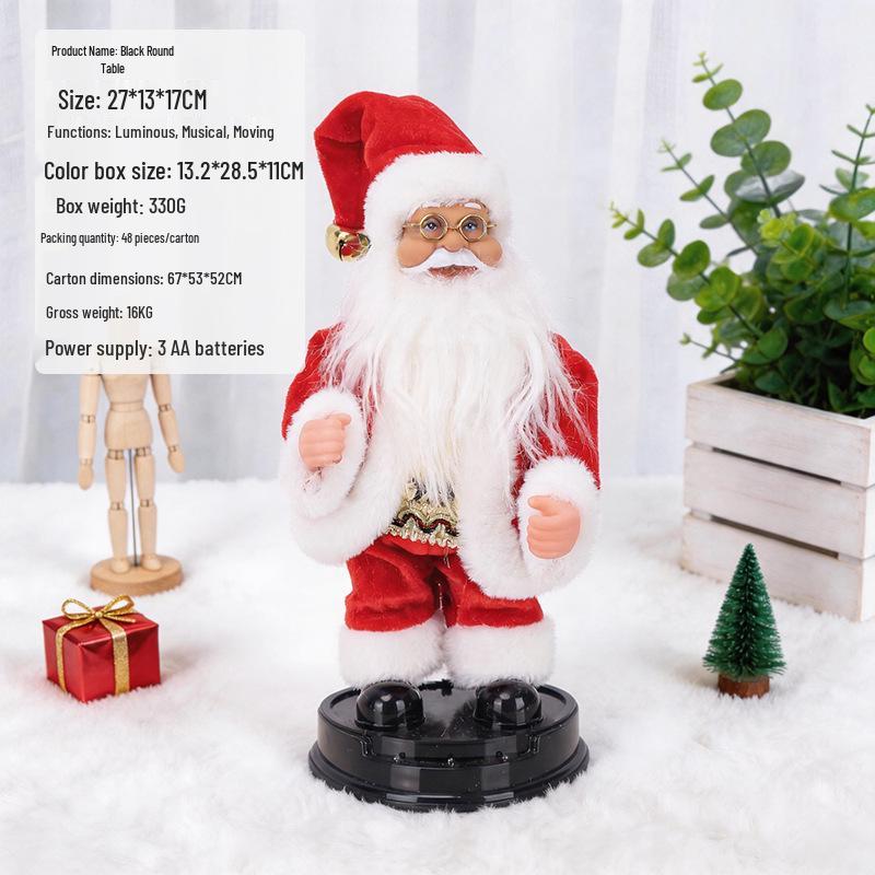 Electric Climbing Ladder Santa Claus Toy for Kids' Christmas Decoration
