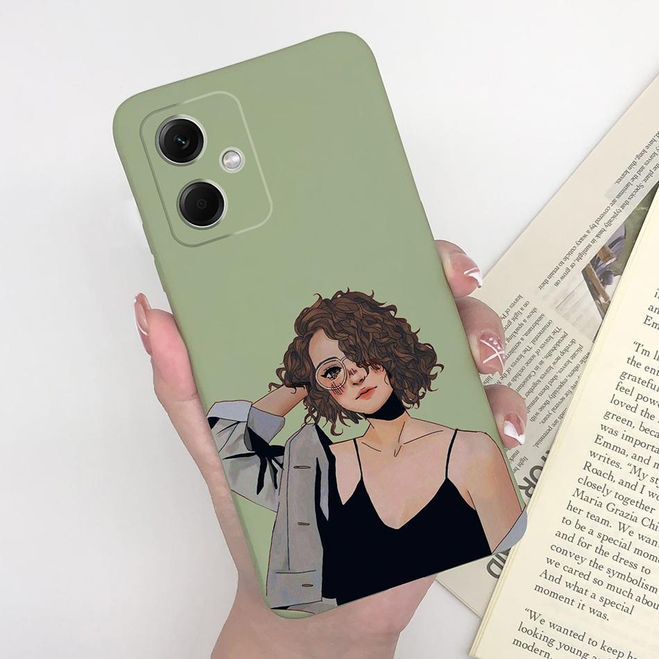 Case For Xiaomi Redmi Note 12 Pro 4G 5G Girl Phone Shell Soft TPU Anti Drop Back Cover Bumper For Redmi Note12 12Pro Coque Funda