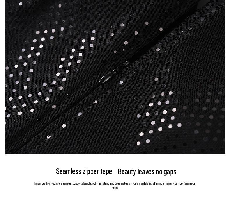 Chic Strappy Low-Cut Evening Gown with High Slit