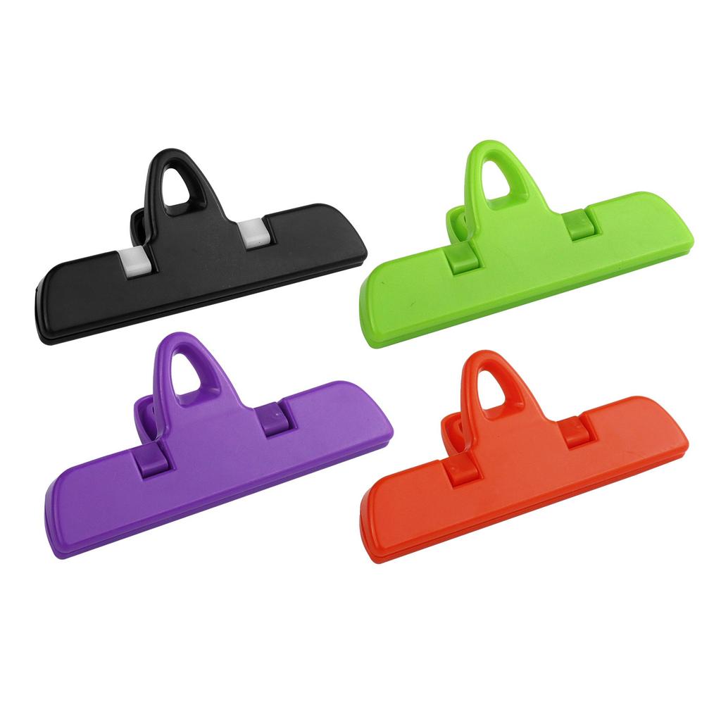 Pack of 10 Food Storage Bag Clip Preserve Snacks with Sturdy ABS Materials Accessory for Home and Dorm Daily Use