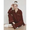 Lunaluz Women S Long Sleeve Half Collar Two Piece pajamaS