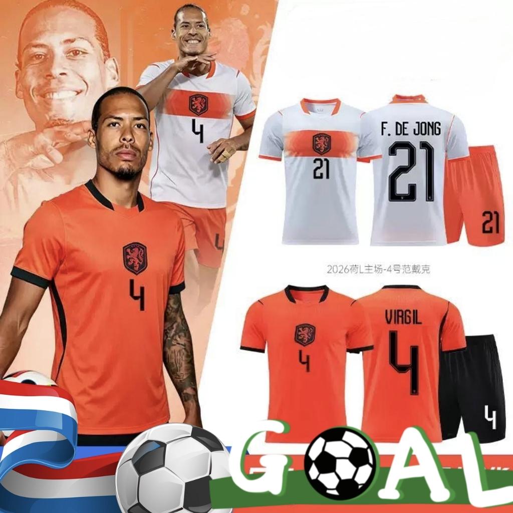 Holland 2026 VM Trøje Fan Version samme stil Fodboldtrøje