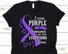 I Wear Purple For Someone Special Shirt, Epilepsy Awareness Month, Epilepsy Support, Epilepsy Warrior, Purple Ribbon Shirt
