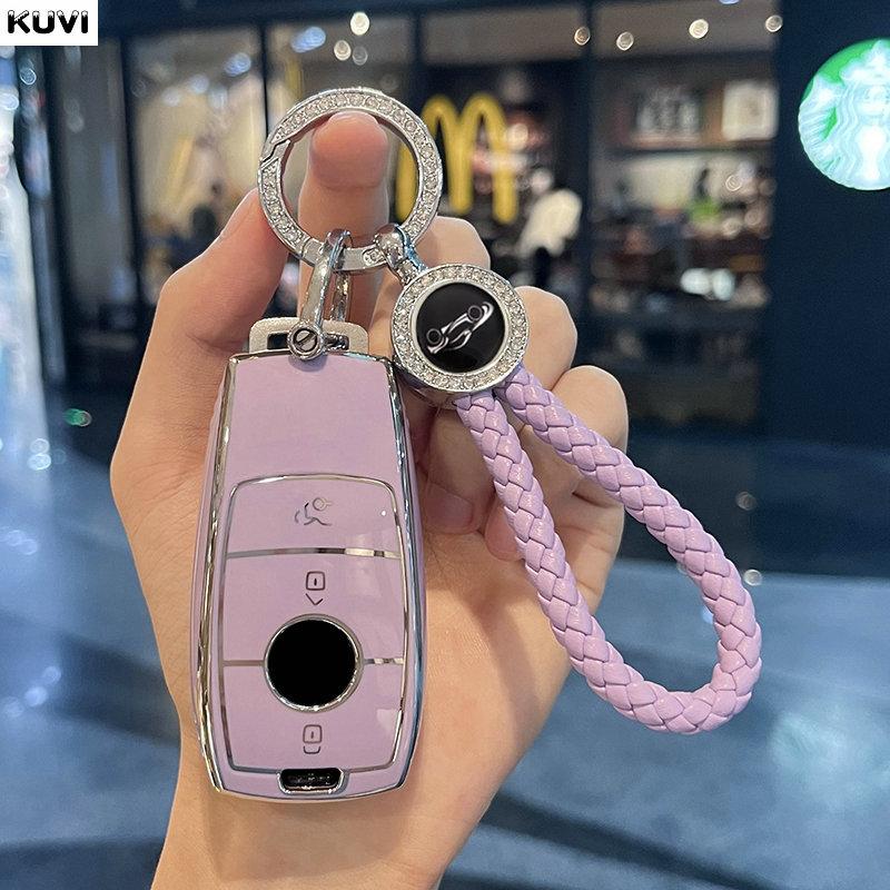 Tpu Car Key Case Cover Shell Fob Keychain For Mercedes Benz A C E S G Class Glc Cle Cla W177 W205 W213 W222 X167 Amg Accessories
