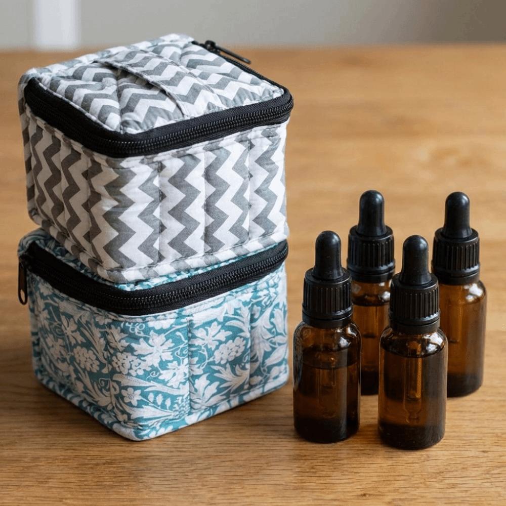 Portable Essential Oil Storage Bag 15ML Capacity Nail Polish Storage Bag  For Home