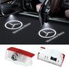 2pcs Car Door Welcome Light Logo Emblem For Mercedes Benz A C E GLC GLA GLE GLB Class W177 W205 W212 W213 X253 X156 W166 X247