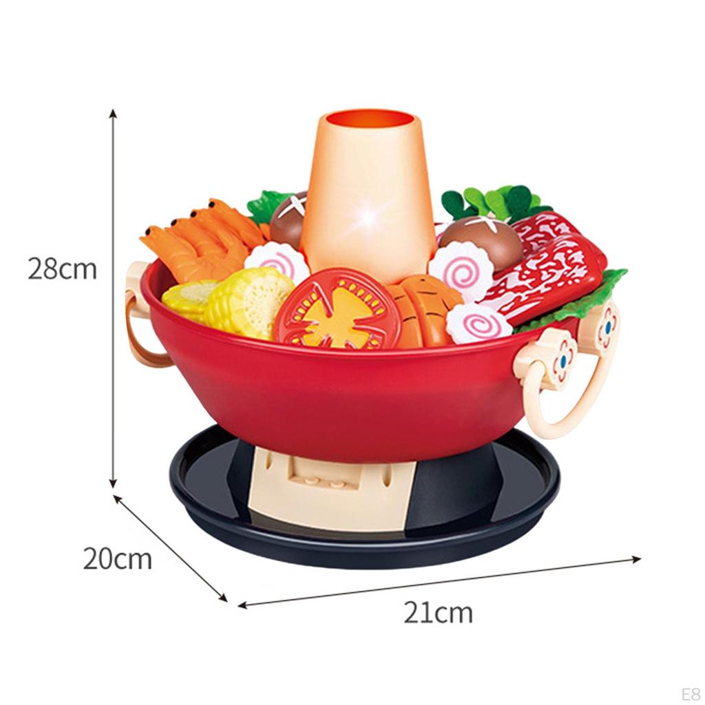 Playset Toy with Pretend Toys Role Kitchen Utensils