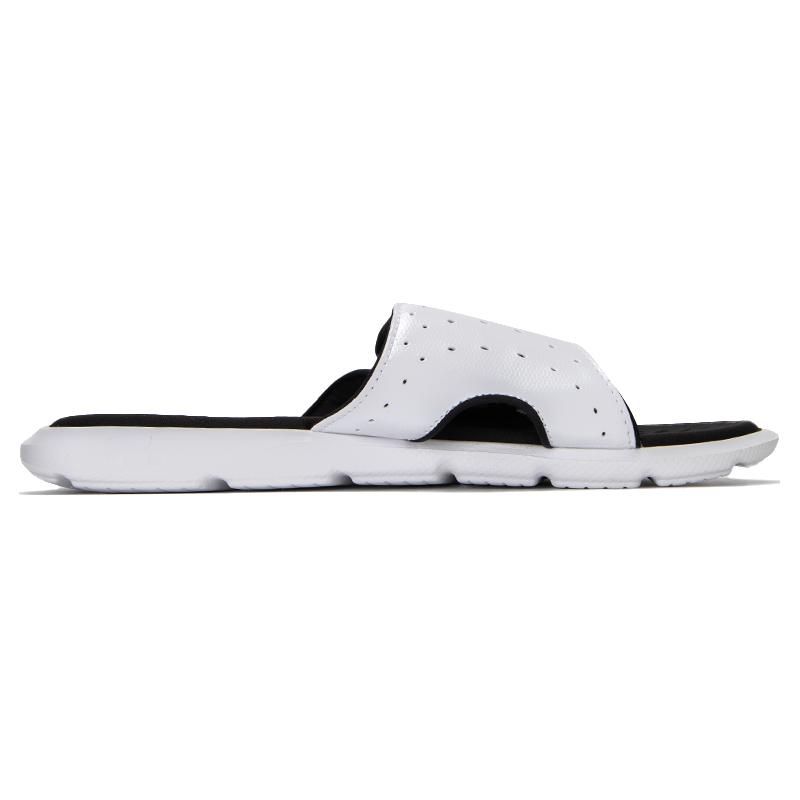 Under Armour Ignite Pro Slide White Black Women Sneakers 3026027-101