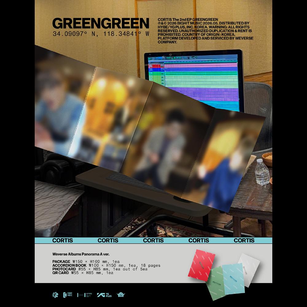 Pre-order CORTIS The 2nd EP GREENGREEN Album Weverse Albums ver. & SHOP POB