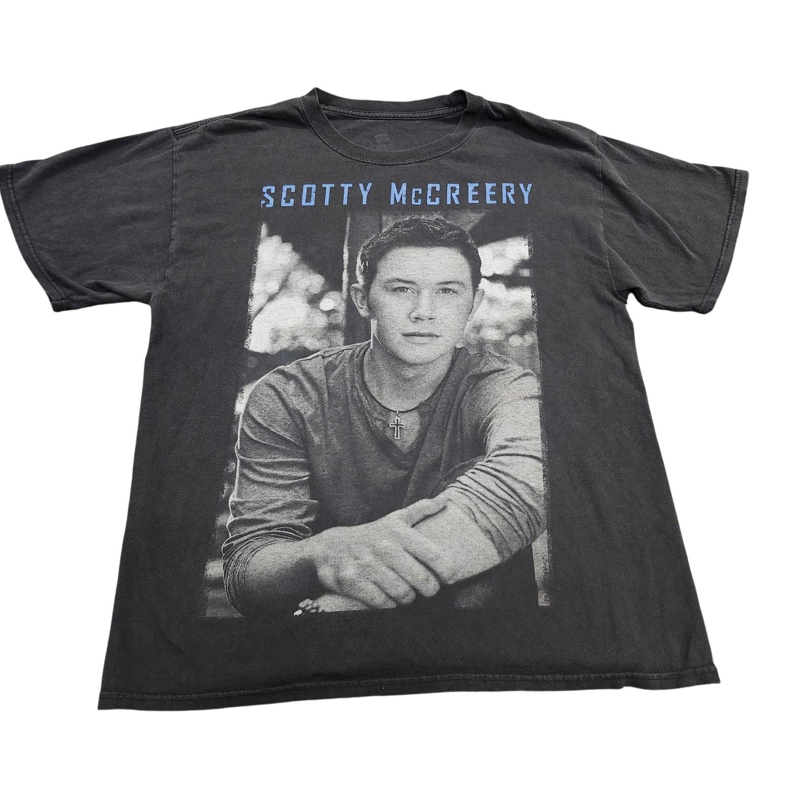 Scotty McCreery Shirt Mens Large Black 2012 Tour Graphic Tee Music Concert Unisex T-Shirt XXL