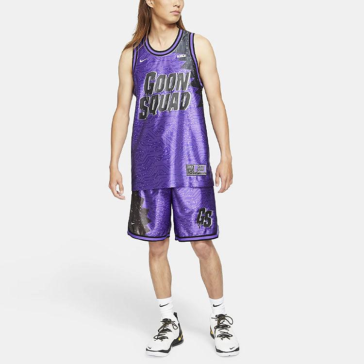 Nike Space Jam: A New Legacy X LeBron Tune Squad Grafické Rychleschnoucí Basketbalové Šortky Pánské Spodky Fialové DJ3876-560