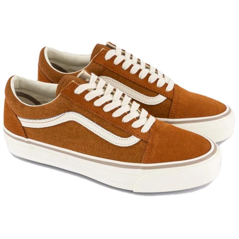 Vans Low Top Skateboard Shoes Unisex Brown Sneakers VN000CY2N1Z